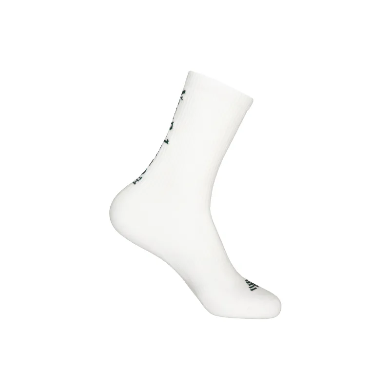 New Balance Mid Calf Socks Unisex 1 Pack White-1