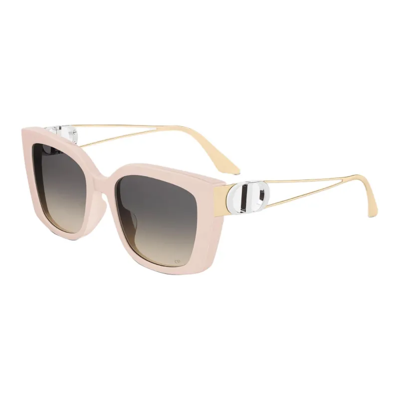 DIOR Acetate Metal Square Sunglasses Women's Pink-0