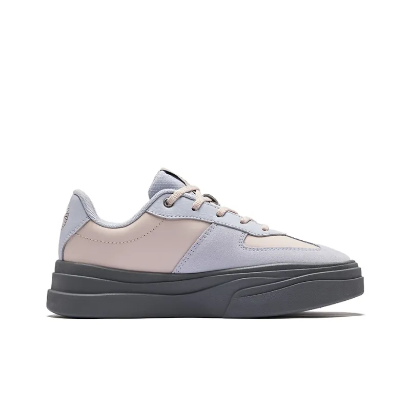 Erke Colorful 2.0 Wear-Resistant Slip-Resistant Low-Top Skateboard Shoes Women's Smoky Purple-1