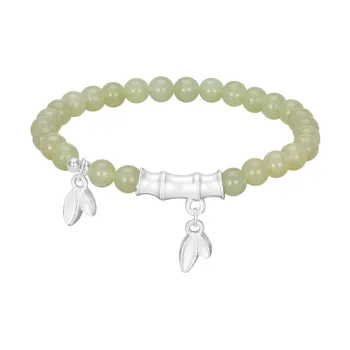 MCK Bracelets White Jade/Pale Greenish White Jade Women's