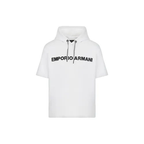 EMPORIO ARMANI Sweatshirts Men White