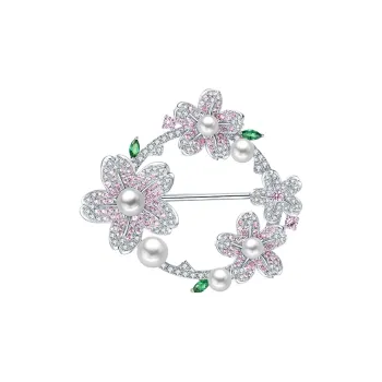 BABYBEI S925 Silver Brooches Women's