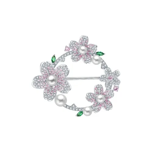 BABYBEI S925 Silver Brooches Women's