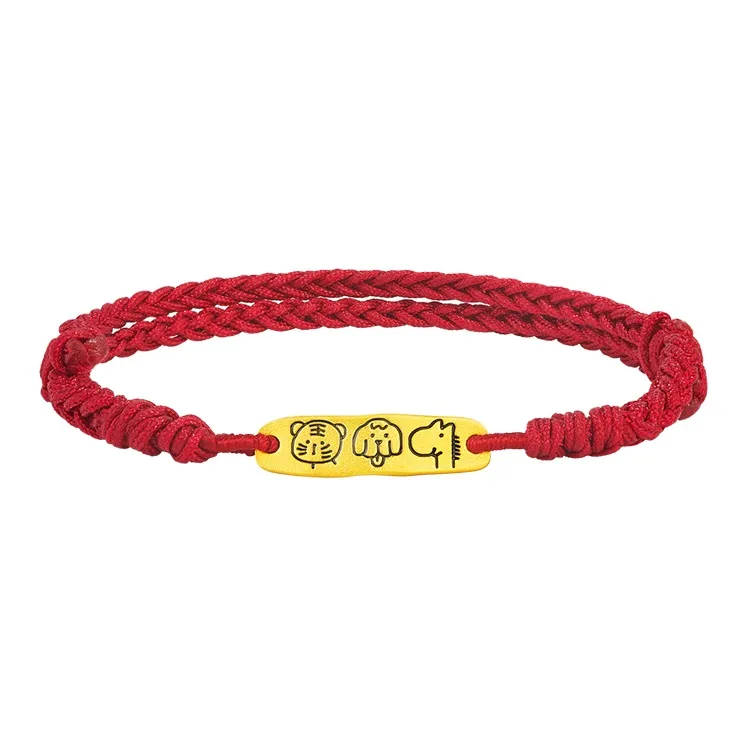 CHJ JEWELLERY Gold Bracelet Unisex-8