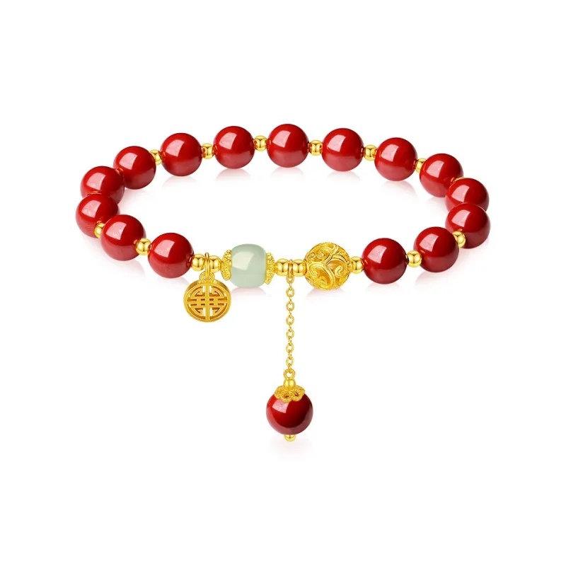 Emerald Dynasty Cinnabar Bracelets Women's-0