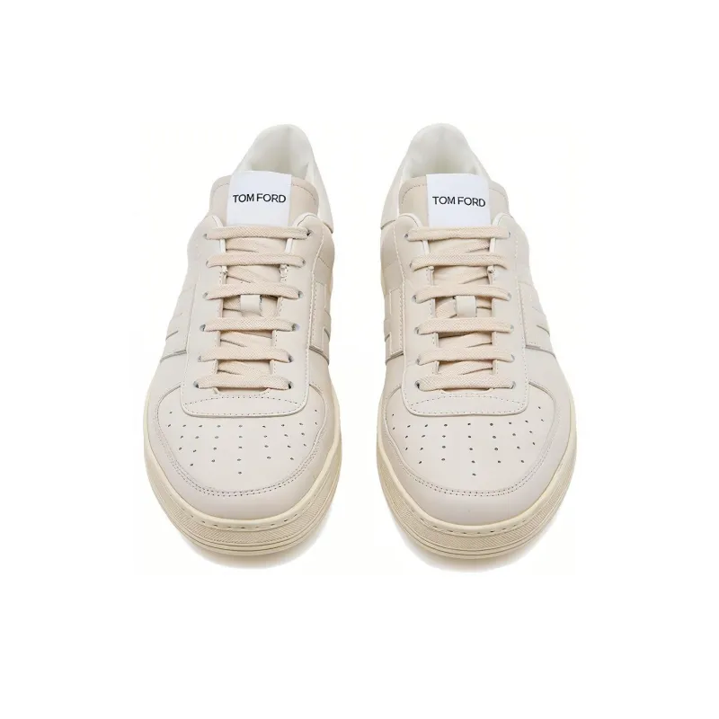 TOM FORD Radcliffe Low-Top Stylish Skateboarding Shoes Men's White-1
