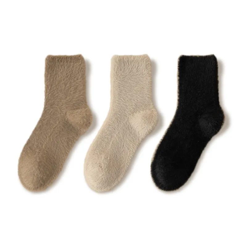 JIAZINI Mid Calf Socks Women's 3 Pack-10