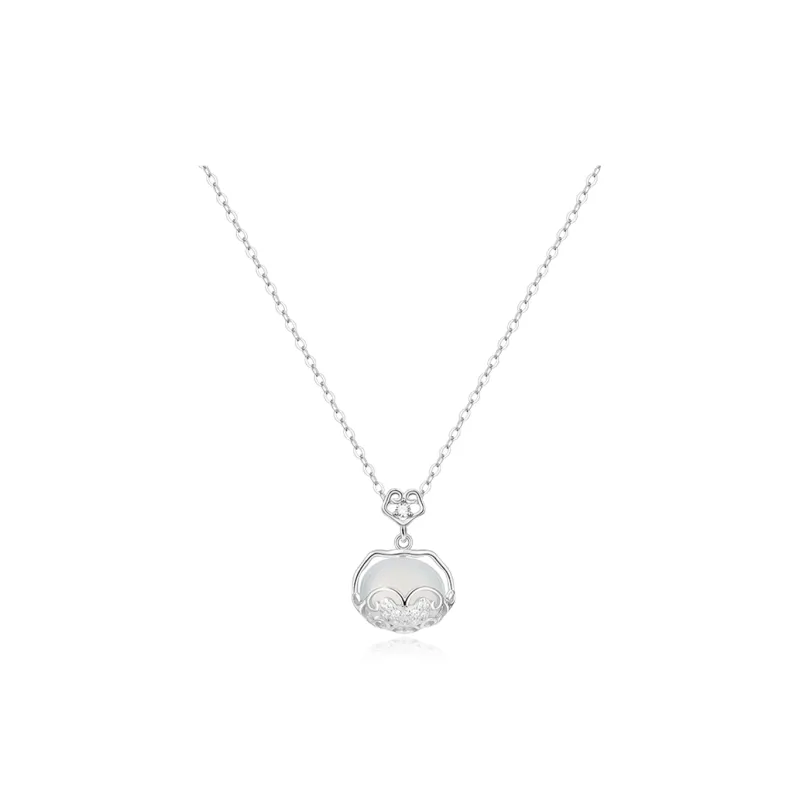 Seven Seven Silver Jewelry Chalcedony Collarbone Chain Unisex-0