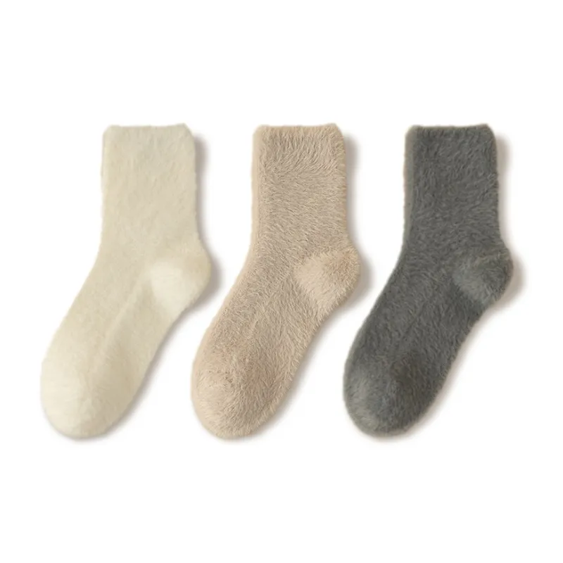 JIAZINI Mid Calf Socks Women's 3 Pack-6