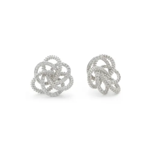 RSNY Gold Plated Copper Stud Earrings Women's
