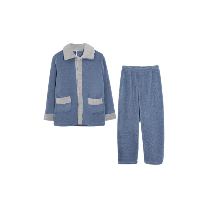 Red Beans At Home Pajama Set Men's-2