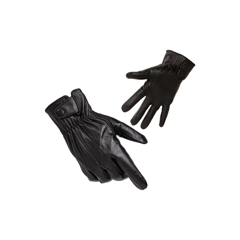 Shanghai Story Sheepskin Knit Gloves Men's Black Gift Box Set-39