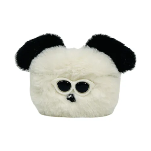 Sopi Compatibility With Apple AirPods 4/2/3/4th Generation/AirPods Pro/Pro 2 Plush Sunglasses Puppy Headphone Cases