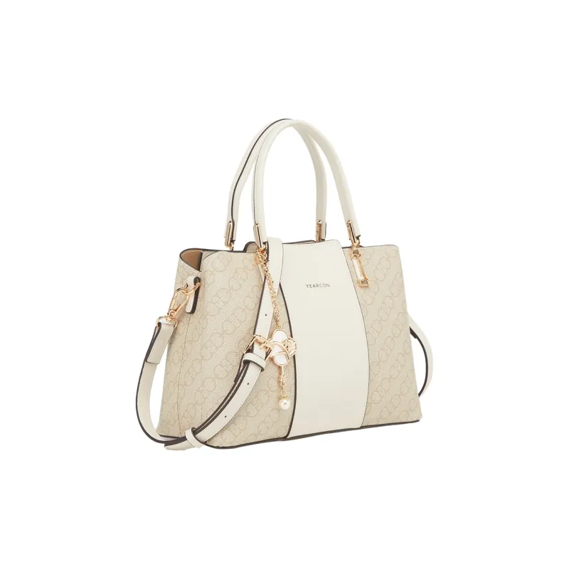 YEARCON Artificial Leather Tote Bag Shopping Bag Shoulder Bag Handbag Regular Women's Multicolor-11
