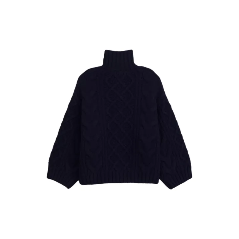 ZARA Jackets Coats Women's Marine Blue-1