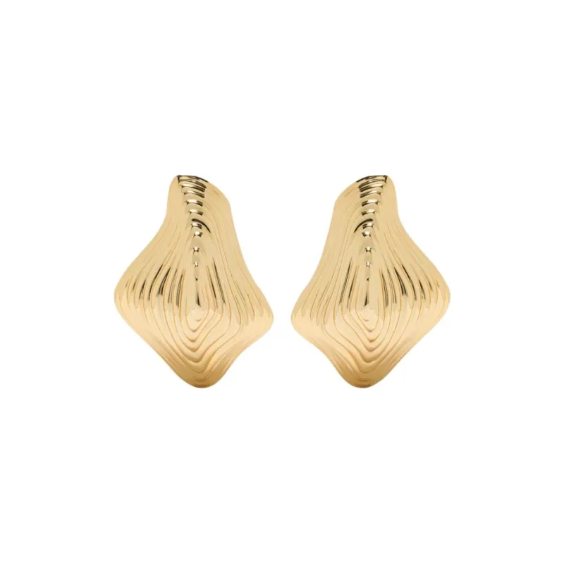 CULT GAIA Relic Embossed Earrings-0