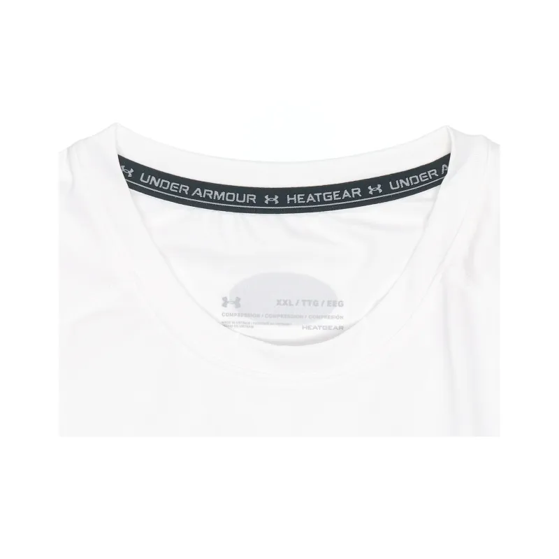 Under Armour HeatGear T Shirt Men's White-5