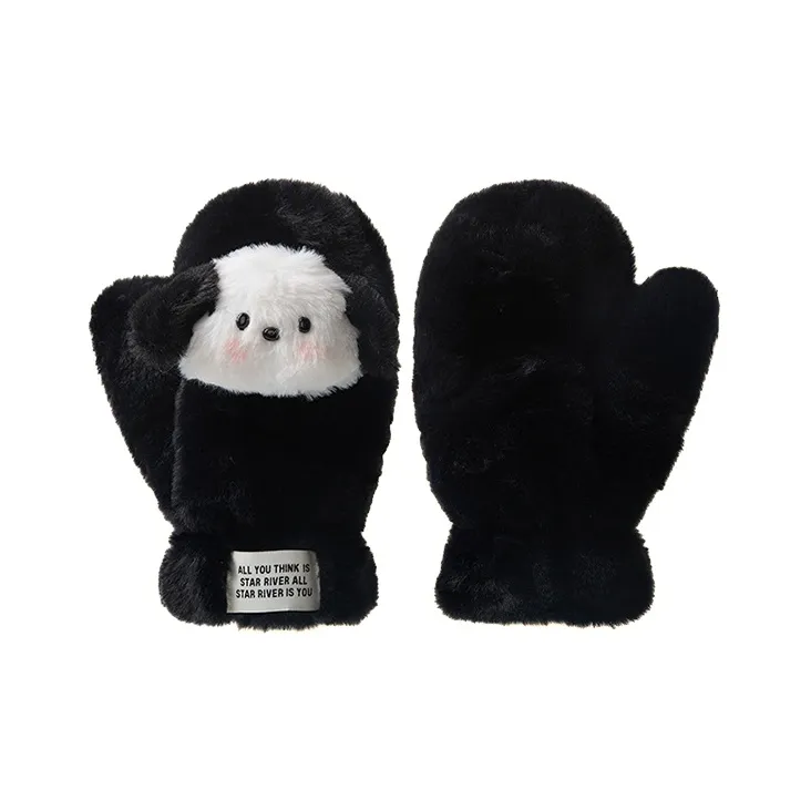Lanza Polyester Knit Gloves Women's-3