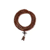 8mm Golden Sandalwood 108 Pcs Beaded Bracelet