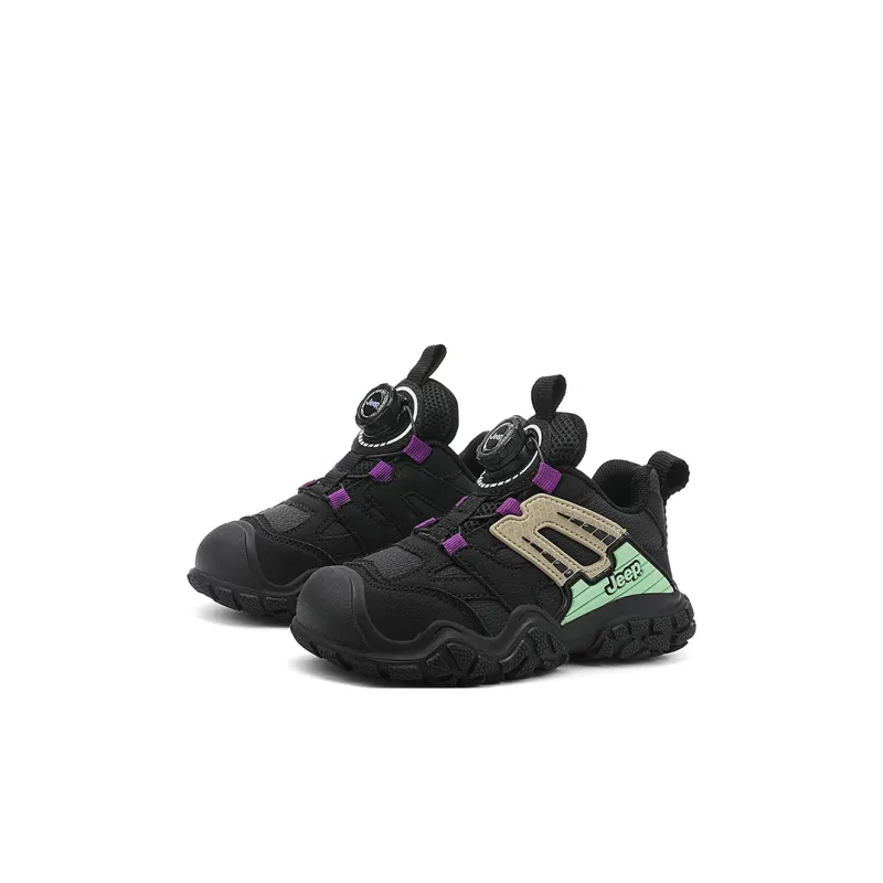 Jeep Slip Resistant Anti Kick Abrasion Resistant Breathable Low Top Kids Lifestyle Shoes Kids'-2