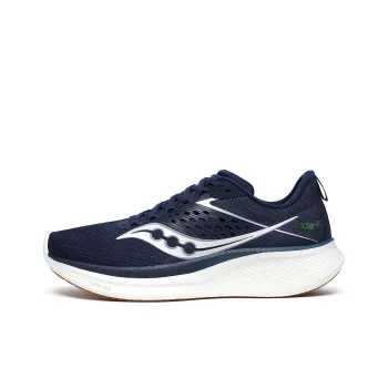 Saucony Anti Slip Wear Resistant Low Top Casual Running Shoes Men's Blue White