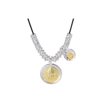 JINLUWANG 925 Sterling Silver Necklaces Unisex