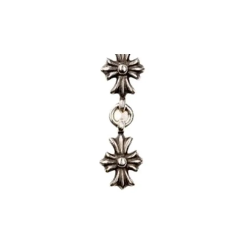 Chrome Hearts Earrings Women's Silver-2