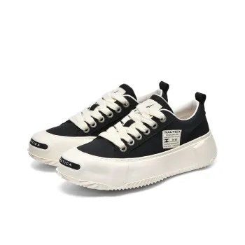NAUTICA Laugh Anti Slip Wear Resistant Breathable Lightweight Low Top Casual Shoes Men's Black