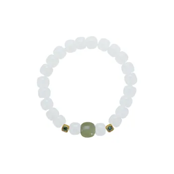 WINY Hetian Jade Bracelets White Jade/Pale Greenish White Jade Women's