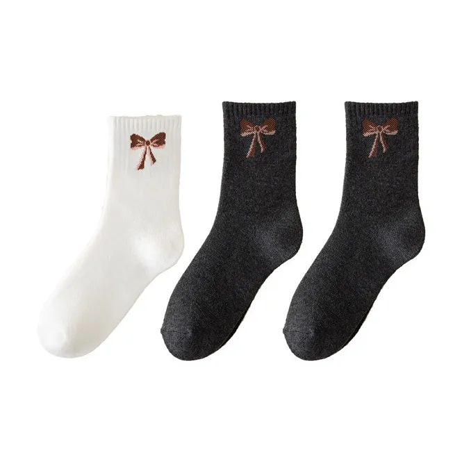 YUZHAOLIN Mid Calf Socks Women's Combo Set-2