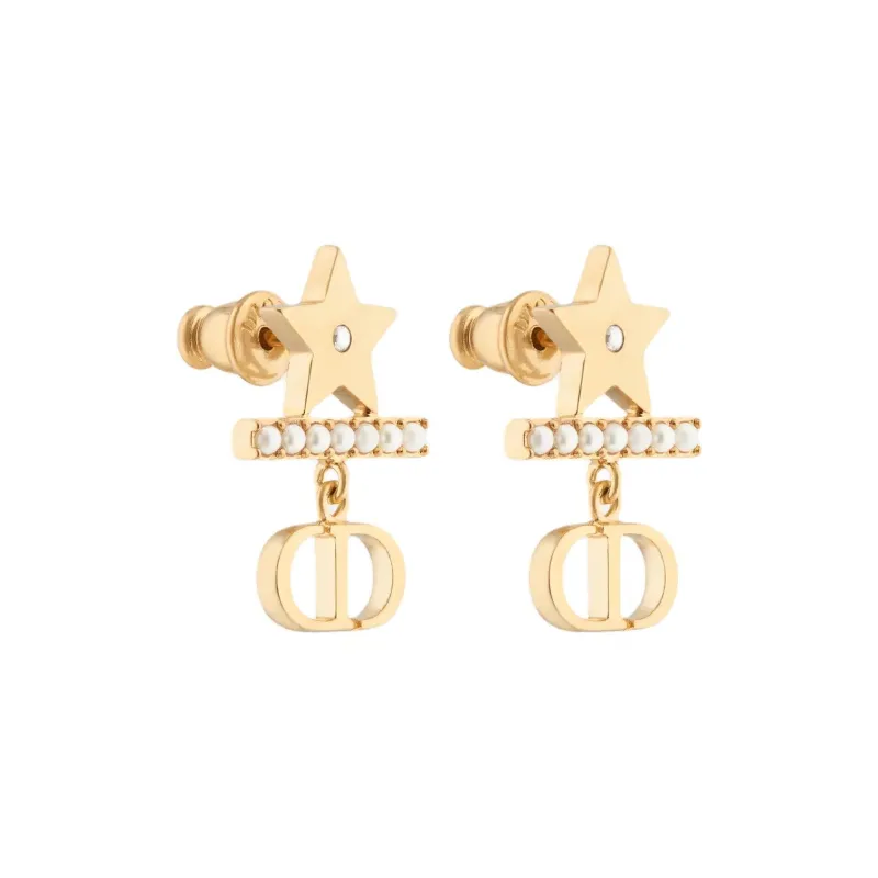 DIOR Metal Earrings Women's Gold-1