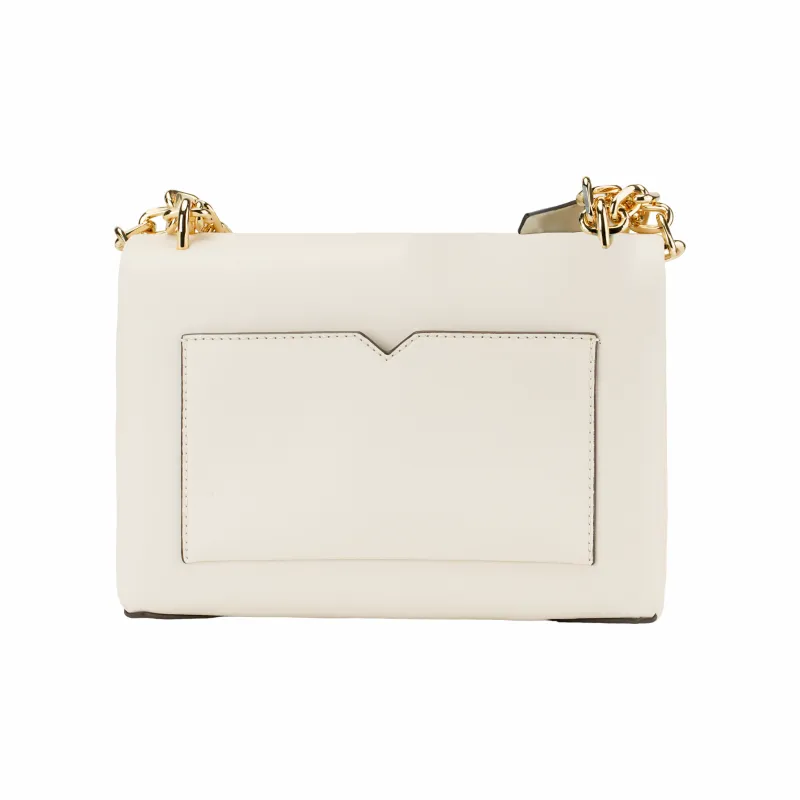 MICHAEL KORS Cece Leather Shoulder Bag Handbag Medium Size Women's White-3