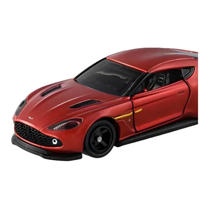 TAKARA TOMY Aston Martin Tomica Alloy Car Collection, Red And White Box 1 120 No.10 Vanquish Zagato Assembled Models-3