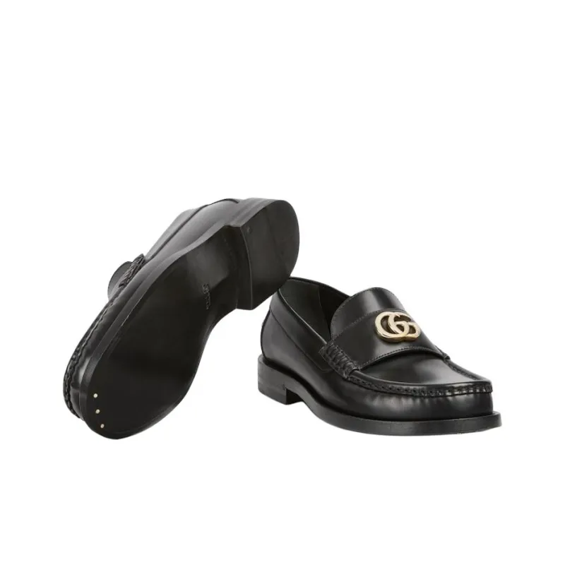 GUCCI Loafers Women's Black-5