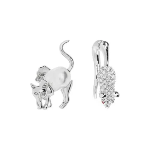 MARC JACOBS The Cat And Mouse Embellished Earrings
