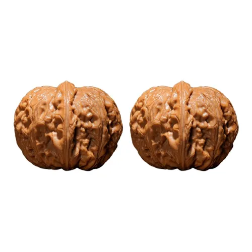 FANGYUANXIAOFU Walnut Fine Handicraft Dry Wipe Base Layer, Play With Hand Held Items, Stress Relieving Tool Unisex