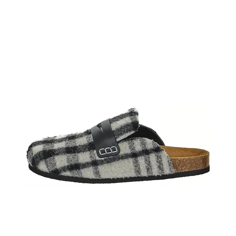 JW Anderson Check Loafer Mules-0