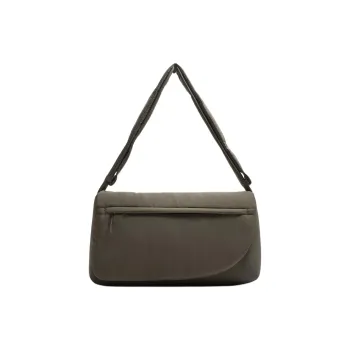 ZARA Nylon Crossbody Bag Shoulder Bag Extra Large Men's Khaki Green