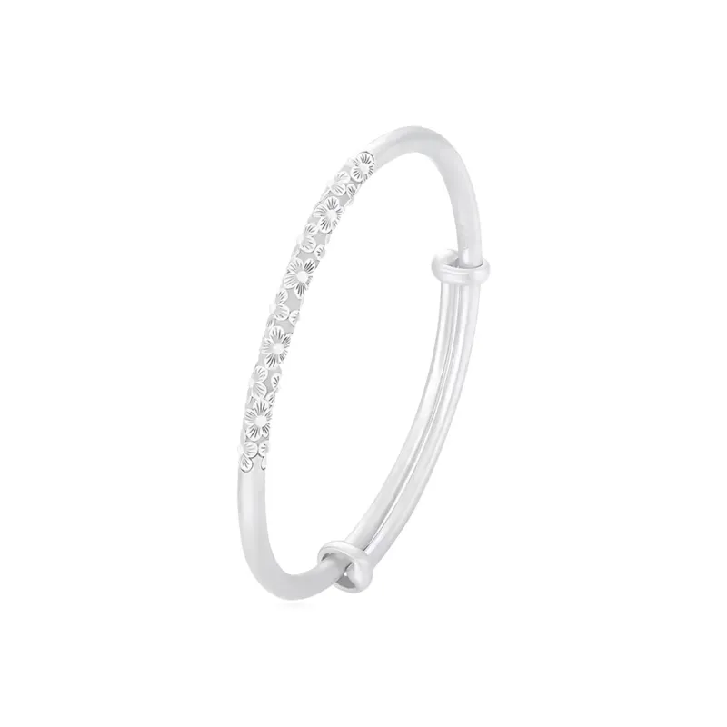 STQ S999 Fine Silver Bangles Women's-4