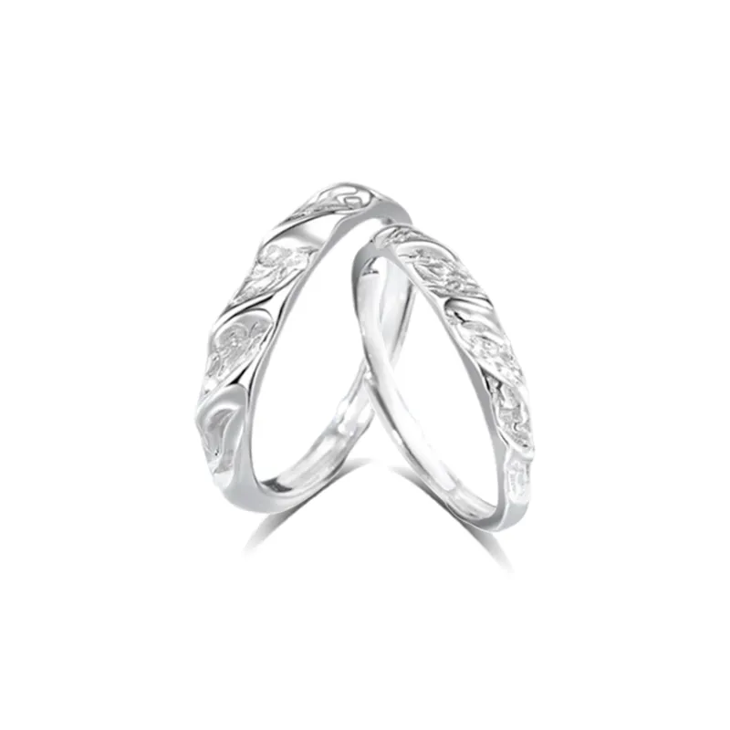 Seven Seven Silver Jewelry S999 Fine Silver Rings Unisex-0