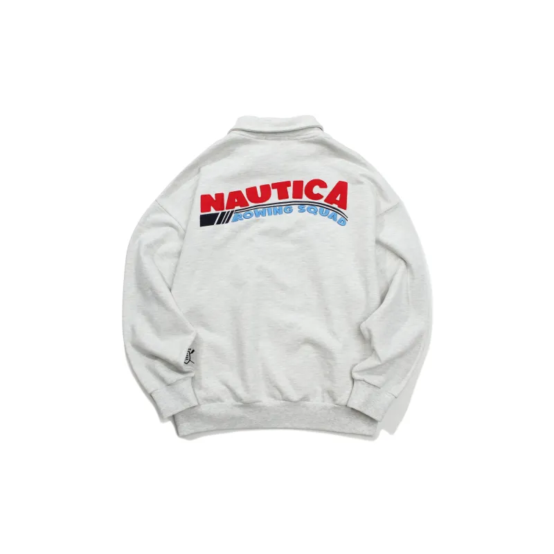 Nautica White Sail Sweatshirt Men's Navy Blue-6
