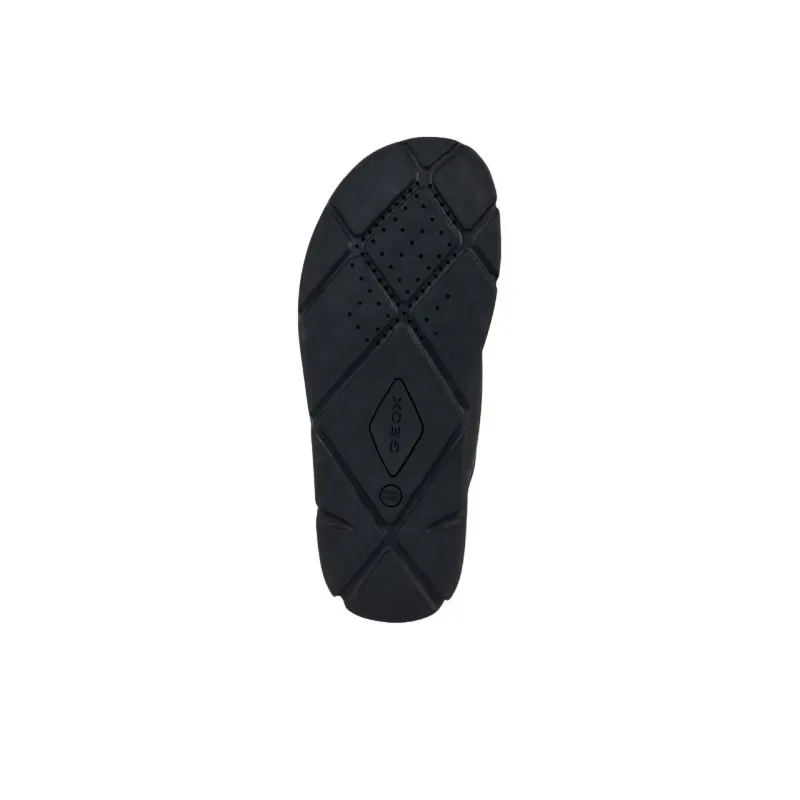 GEOX Slip Resistant Slide Slippers Men's Black-5