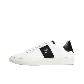 PHILIPP PLEIN Logo plaque Leather Sneakers