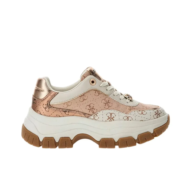 GUESS Berrett 4g Logo Low-Top Casual Shoes Women's Pink-1