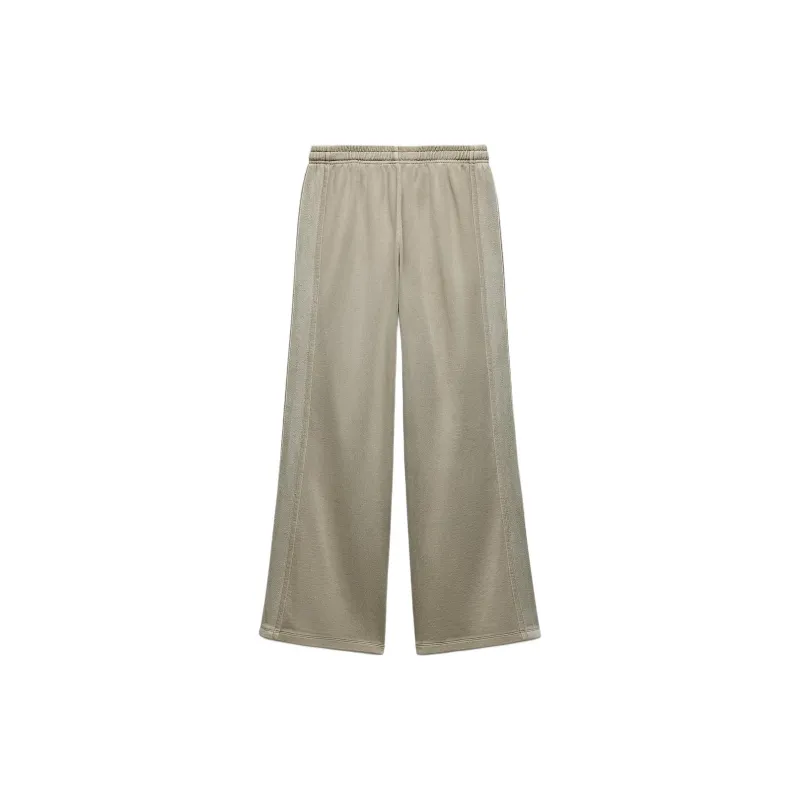 ZARA Casual Pants Women's Light Green-1
