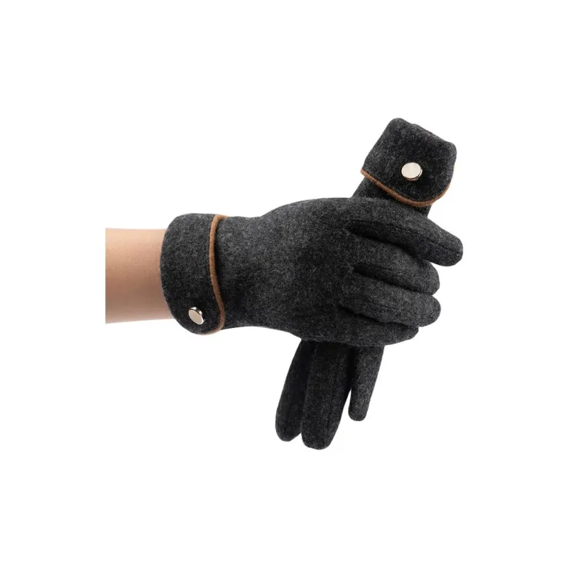 H YXIANG Knit Gloves Women's-3