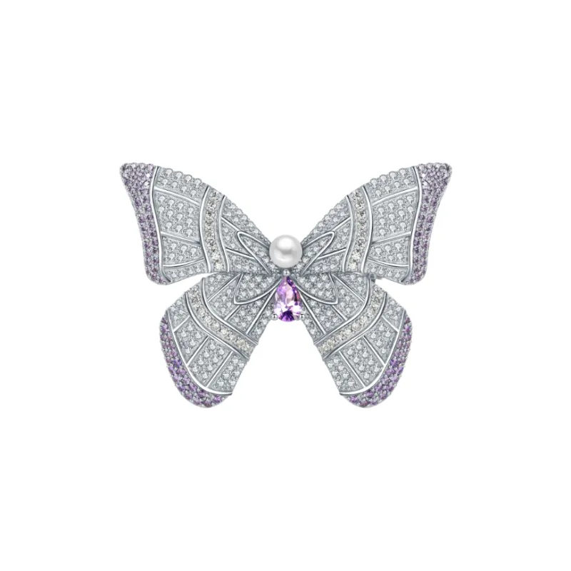 BABYBEI 925 Sterling Silver Brooches Women's-0