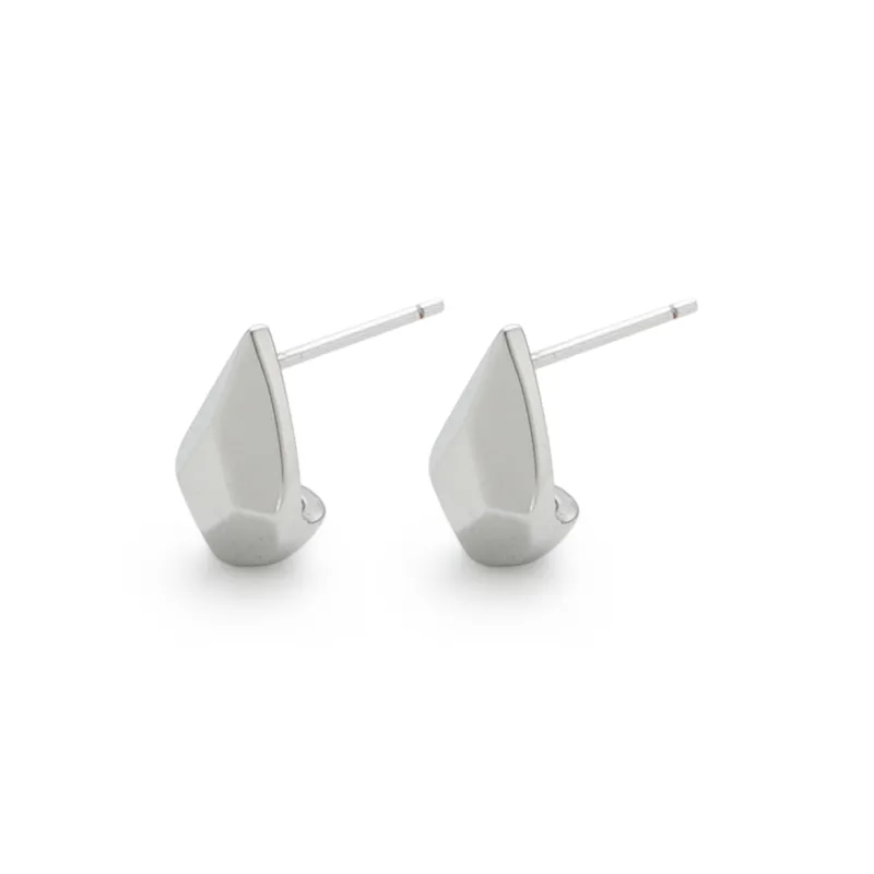 RSNY Gold Plated Copper Stud Earrings Women's-7