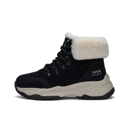 JEEP SPIRIT Snow Boots Men Graphite Black