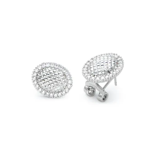 RSNY Gold Plated Copper Stud Earrings Women's